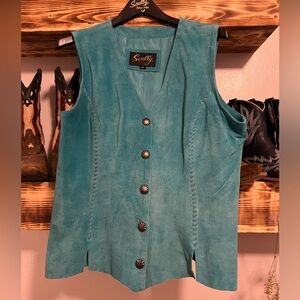 Scully Women’s Suede Snap Vest